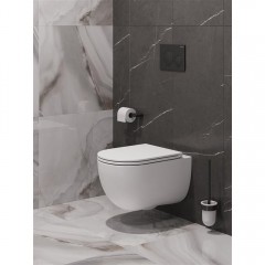 Унитаз подвесной BelBagno Etna BB008CH-TOR/SC безободковый торнадо