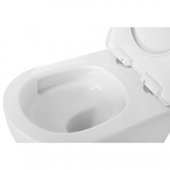 Унитаз подвесной BelBagno Marino-tor BB7026CH-TOR/SC безободковый торнадо