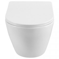 Унитаз подвесной BelBagno Marino-tor BB7026CH-TOR/SC безободковый торнадо