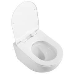 Унитаз подвесной BelBagno Marino-tor BB7026CH-TOR-BFS/SC безободковый торнадо с функцией биде
