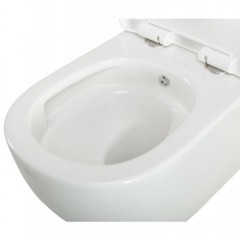 Унитаз подвесной BelBagno Marino-tor BB7026CH-TOR-BS/SC безободковый торнадо с функцией биде и смесителем