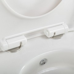 Унитаз подвесной BelBagno Marino-tor BB7026CH-TOR-BS/SC безободковый торнадо с функцией биде и смесителем