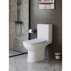 Унитаз BelBagno Romano-tor BB2803CP/T-TOR/SC безободковый торнадо