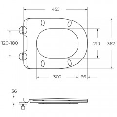 Унитаз BelBagno Tre-tor BB673CP-MN-TOR/SC моноблок безободковый торнадо