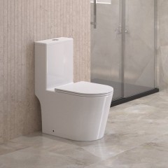 Унитаз BelBagno Tre-tor BB673CP-MN-TOR/SC моноблок безободковый торнадо