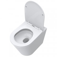 Унитаз приставной BelBagno Flay-tor BB1003CB-TOR/SC безободковый торнадо