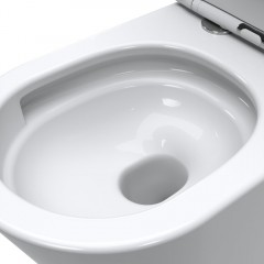 Унитаз приставной BelBagno Flay-tor BB1003CB-TOR/SC безободковый торнадо