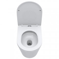 Унитаз приставной BelBagno Flay-tor BB1003CB-TOR/SC безободковый торнадо