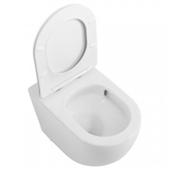 Унитаз приставной BelBagno Sfera-R BB2141CB-TOR/SC безободковый торнадо