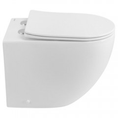 Унитаз приставной BelBagno Sfera-R BB2141CB-TOR/SC безободковый торнадо