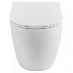 Унитаз приставной BelBagno Sfera-R BB2141CB-TOR/SC безободковый торнадо