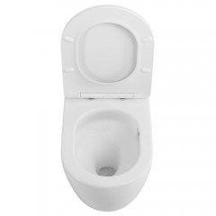 Унитаз приставной BelBagno Sfera-R BB2141CB-TOR/SC безободковый торнадо