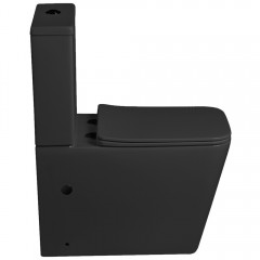 Унитаз SantiLine SL-5017MB безободковый