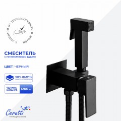 Смеситель с гигиеническим душем встраиваемый Cerutti Resia SHB