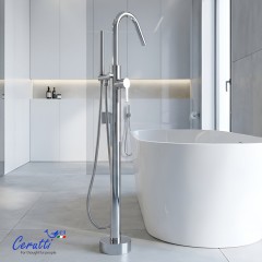 Смеситель для ванны напольный Cerutti Sella