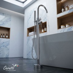 Смеситель для ванны напольный Cerutti Tobia
