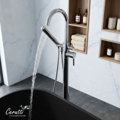 Смеситель для ванны напольный Cerutti Tobia