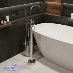 Смеситель для ванны напольный Cerutti Tobia