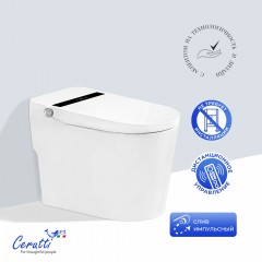 Унитаз-биде электронный Cerutti Afra Smart CT12152 безободковый
