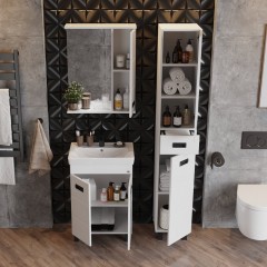 Тумба под раковину Onika Балтика Квадро Black 55 105565