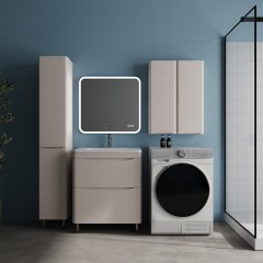 Тумба с раковиной Style Line ElFante Бергамо мини 70 напольная карамель