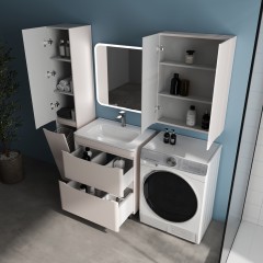 Тумба с раковиной Style Line ElFante Бергамо мини 70 напольная карамель