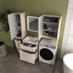 Тумба с раковиной Style Line ElFante Марелла 60 напольная карамель