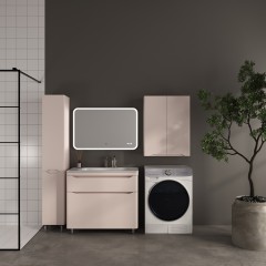 Тумба с раковиной Style Line ElFante Марелла 90 напольная карамель