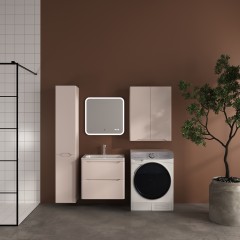 Тумба с раковиной Style Line ElFante Марелла 60 подвесная карамель