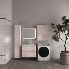 Тумба с раковиной Style Line ElFante Марелла 70 подвесная карамель