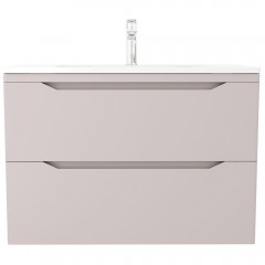 Тумба с раковиной Style Line ElFante Марелла 80 подвесная карамель