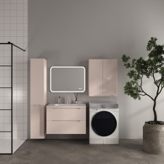Тумба с раковиной Style Line ElFante Марелла 80 подвесная карамель