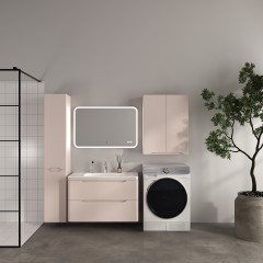 Тумба с раковиной Style Line ElFante Марелла 90 подвесная карамель