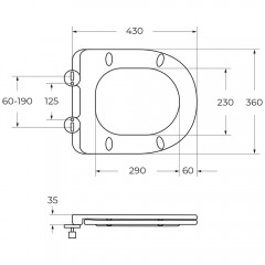 Унитаз подвесной Cezares Liner-tor CZR-38083-49-TH-TOR/SC безободковый торнадо