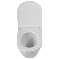 Унитаз подвесной Cezares Liner-tor CZR-38083-49-TH-TOR/SC безободковый торнадо