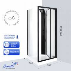 Душевая кабина Cerutti Bella 90BF