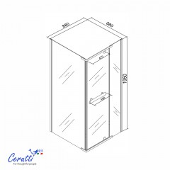 Душевое ограждение Cerutti Mimi ZQ91BF