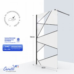 Душевое ограждение Cerutti Pick T90B