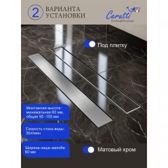 Трап душевой Cerutti LW-DC780