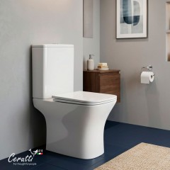 Унитаз Cerutti Vettore Tornado CT11134 безободковый торнадо