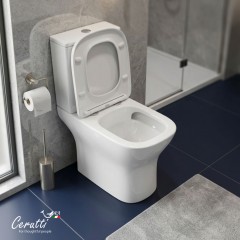 Унитаз Cerutti Vettore Tornado CT11134 безободковый торнадо
