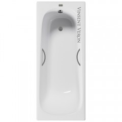 Ванна чугунная Vinsent Veron Concept VCO1407042H/VH0015GM 140x70 с ручками