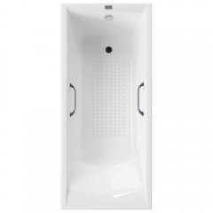 Ванна чугунная Vinsent Veron Devon VDV1757045H/VH0012CH-AS 175x70 с ручками и антискользящим покрытием