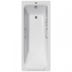 Ванна чугунная Vinsent Veron Italon VIT1707045H/VH0012GM 170x70 с ручками