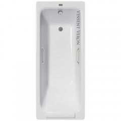 Ванна чугунная Vinsent Veron Italon VIT1707045H/VH0012NI 170x70 с ручками