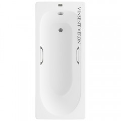 Ванна чугунная Vinsent Veron Soissons VCN1707042H/VH0012GM 170x70 с ручками