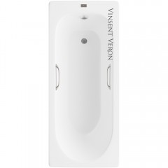 Ванна чугунная Vinsent Veron Soissons VCN1707042H/VH0012NI 170x70 с ручками