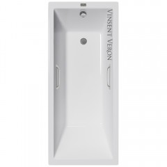Ванна чугунная Vinsent Veron Square VSQ1707545H/VH0012NI 170x75 с ручками