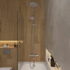 Душевая система Jacob Delafon Atom E26237-CP термостат