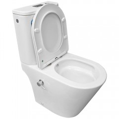 Унитаз Bloomix Lime 3.0 AD3055TSB/UF1 Ceramic+ безободковый торнадо с функцией биде и смесителем